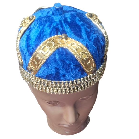 Please Massage Me Your Colore Velvet Hat Embellishments Africa Men Hat - Picture 4 of 7